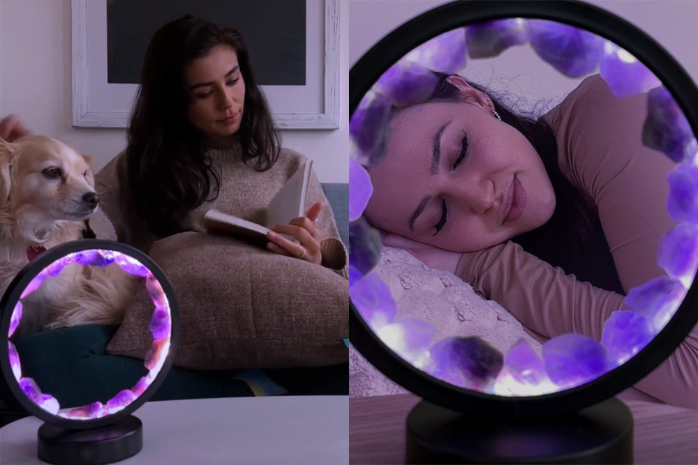 Ametist - Skydds Lampa