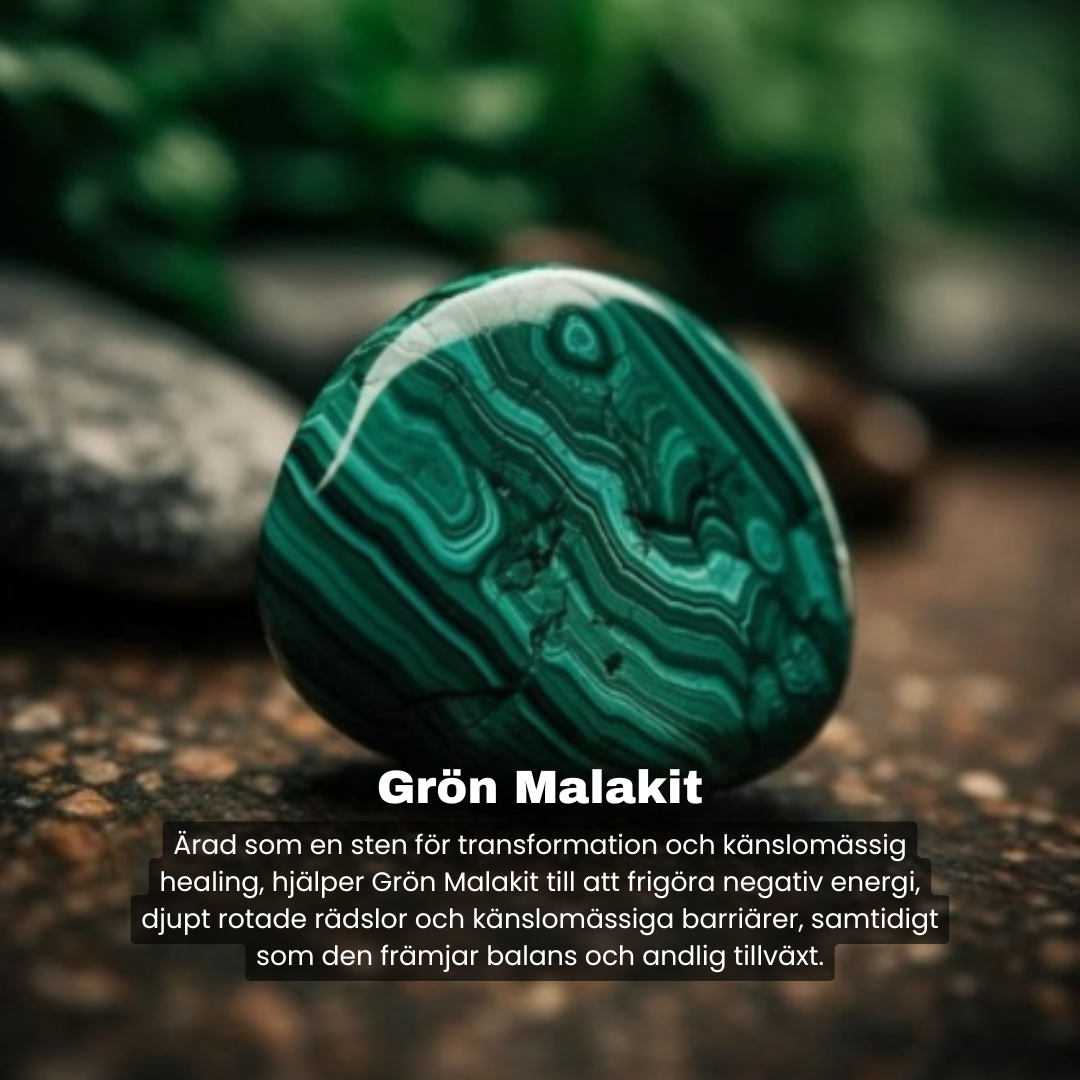 Grön Malakit - Armband