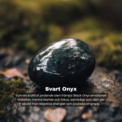 Svart Onyx - Armband