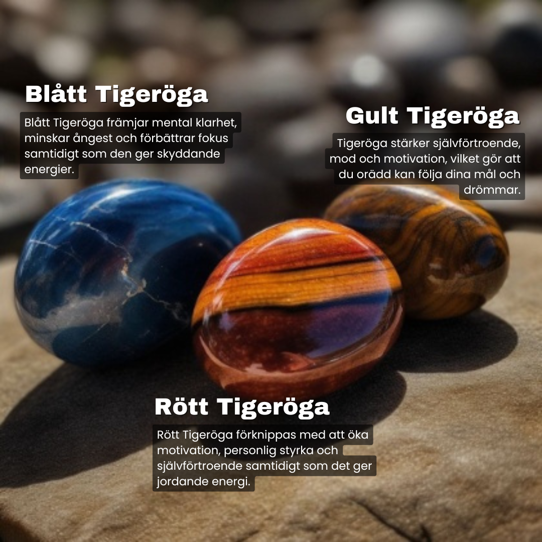 Treenighet Tigeröga - Armband